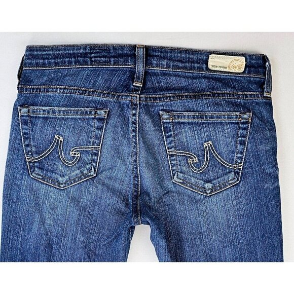 AG Adriano Goldschmied Size 25X31 Women's Belle Flare Blue Denim 5 Pocket Jeans - Picture 9 of 12